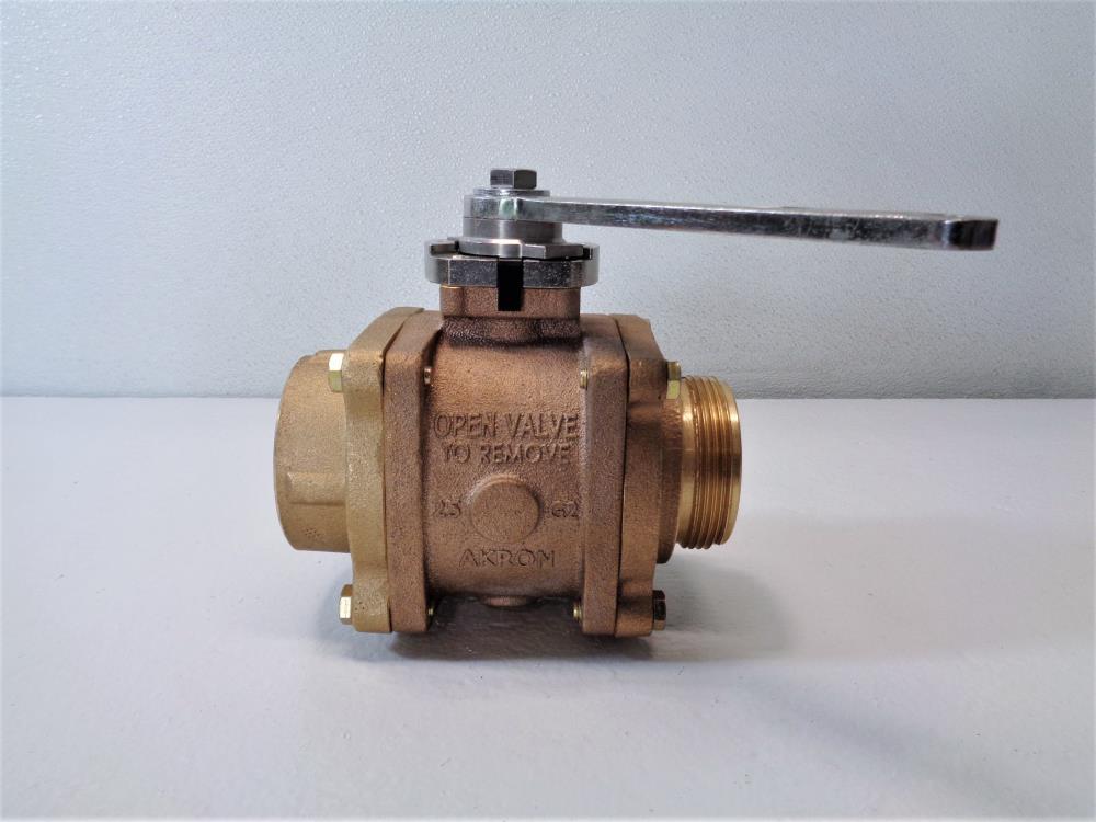 Akron Brass 2.5" MNPT x 2.5" FNPT Heavy Duty Swing-Out Valve 88250119